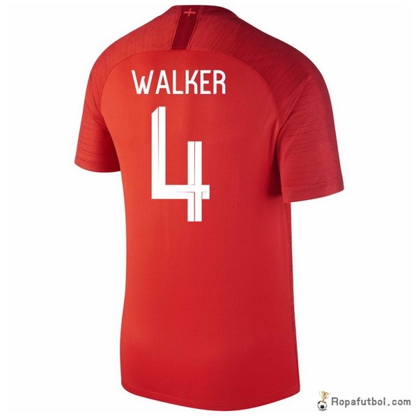 Camiseta Inglaterra Replica Segunda Ropa Walker 2018 Rojo